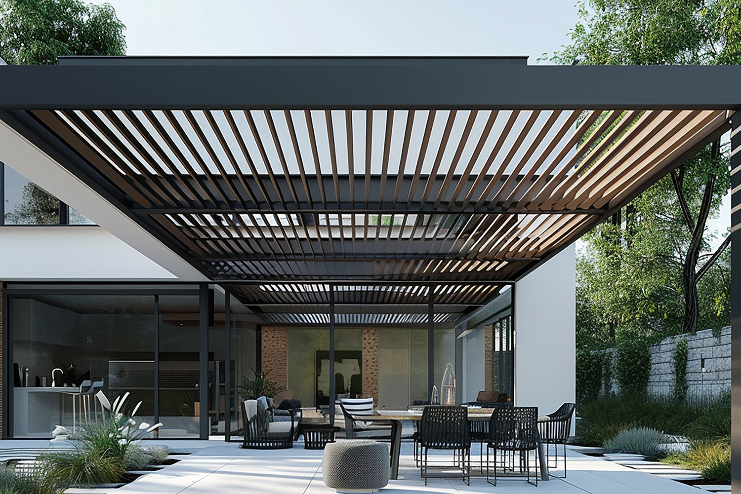 Tentech | Konya Tente Sistemleri | Bioklimatik Tente, Pergola Tente, Zip Perde, Pencere Tente, Teleskopik Şemsiye, Kasetli Tente, Kartal Tente, Mafsallı Tente, Dekoratif Tente, Isıcamlı Sürme Cam, Giyotin Cam Sistemi, Kontente Grup