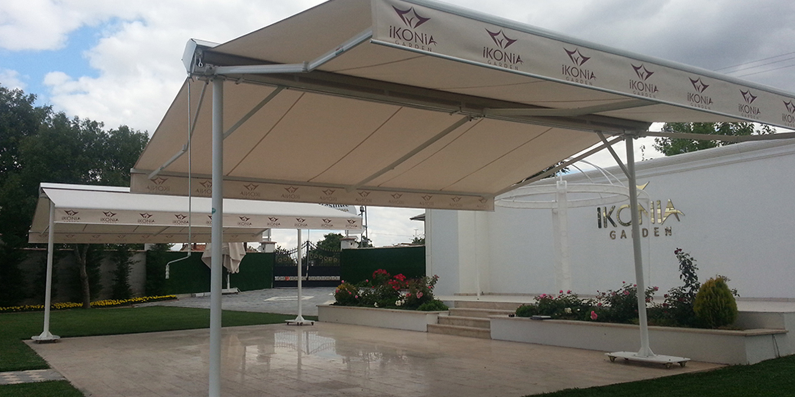 Tentech | Konya Tente Sistemleri | Bioklimatik Tente, Pergola Tente, Zip Perde, Pencere Tente, Teleskopik Şemsiye, Kasetli Tente, Kartal Tente, Mafsallı Tente, Dekoratif Tente, Isıcamlı Sürme Cam, Giyotin Cam Sistemi, Kontente Grup