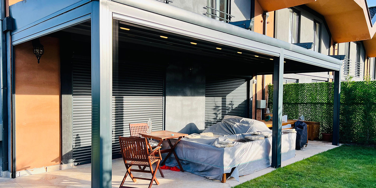 Tentech | Konya Tente Sistemleri | Bioklimatik Tente, Pergola Tente, Zip Perde, Pencere Tente, Teleskopik Şemsiye, Kasetli Tente, Kartal Tente, Mafsallı Tente, Dekoratif Tente, Isıcamlı Sürme Cam, Giyotin Cam Sistemi, Kontente Grup