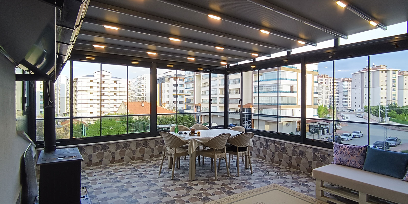 Tentech | Konya Tente Sistemleri | Bioklimatik Tente, Pergola Tente, Zip Perde, Pencere Tente, Teleskopik Şemsiye, Kasetli Tente, Kartal Tente, Mafsallı Tente, Dekoratif Tente, Isıcamlı Sürme Cam, Giyotin Cam Sistemi, Kontente Grup